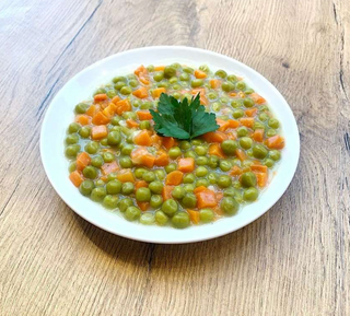 Marchewka z groszkiem