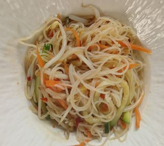 K20. Spaghetti riso carne piccante