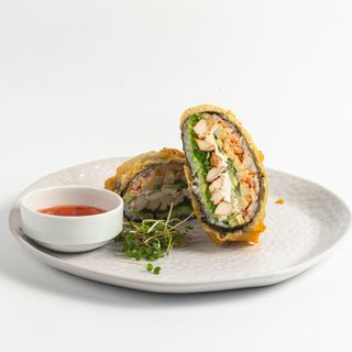 Азіатський бургер з лососем 