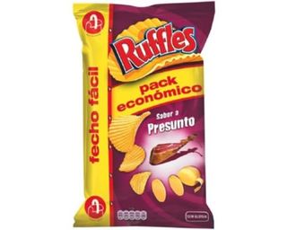 Ruffles Sabor Jamón formato ahorro