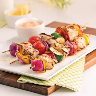 Brochettes Poulet Maison