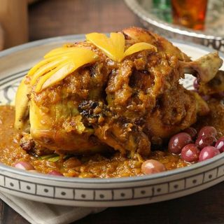 tagine poulet complet aux deghmira 