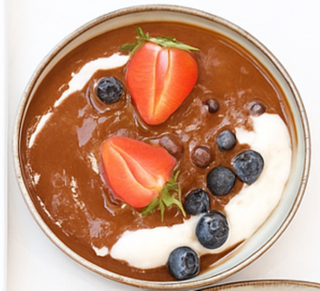 Оризов грис с домашен протеинов шоколад