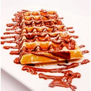 Gofre Con  Nutella