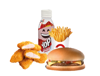 4 Nuggets + Frites + Jus + Yaourt 