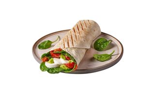 Wrap z mozzarellą i guacamole