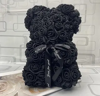 Teddy Roses total Black
