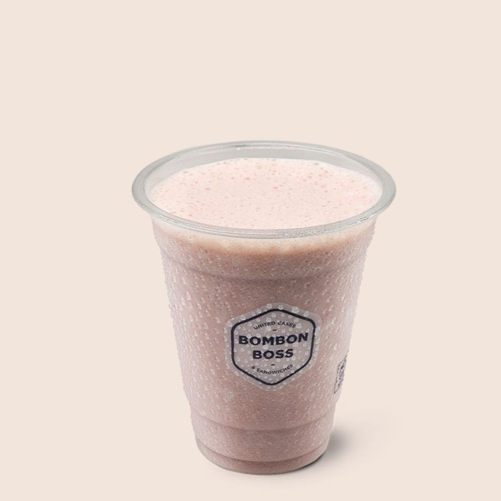 Smoothie fresa y plátano con leche