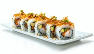 181.-Ura Sake fritto con pistacchio 8 pezz