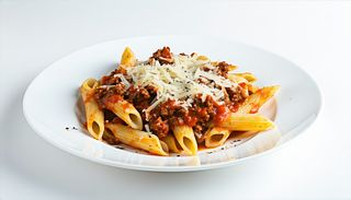 Penne Bolognese gratinate