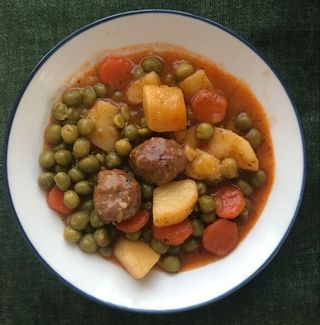 Petits Pois au Foie de Bœuf