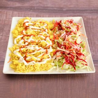 Plato de Arroz con Ensalada
