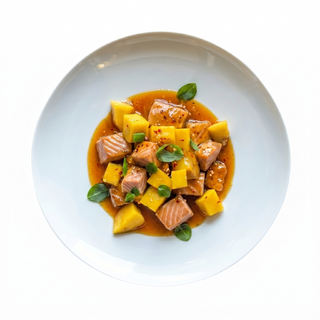 Pescado Con Mango