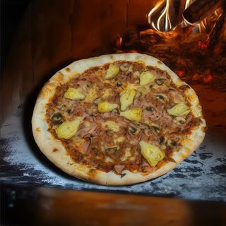 Pizza Champiñones (Mediana)