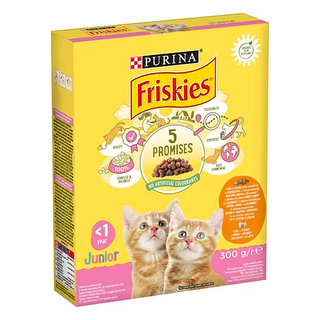 Friskies Junior, з куркою, молоком та овочами, 300 г