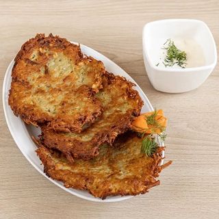 Placki ziemniaczane ze śmietaną 3szt