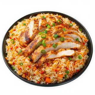 Arroz Frito Con Pechuga De Pollo