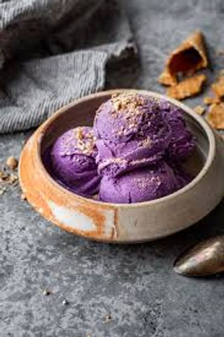 Ube ice cream