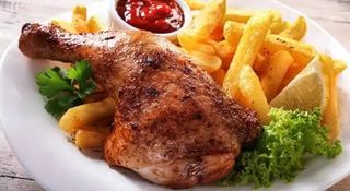 Cosciotto di petto di pollo allo spiedo piccante 