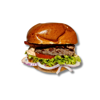 Телешки - Бургер с бекон и лук (300гр)