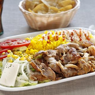 Plato combinado de arroz 