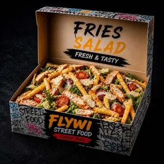 Crispy Fries Salad                                                                                                                  