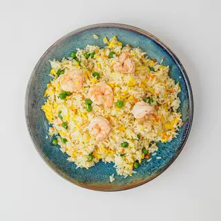 91. Arroz frito con gamba