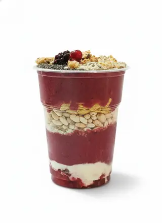 Rasberry obrok sa čia pudingom i grčkim jogurtom