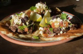 Taco volcanes de arrachera (3 uds.)