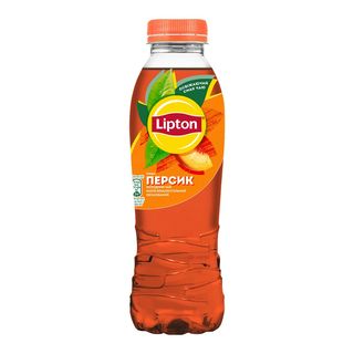 Чай Lipton чорний Персик (0.5л)