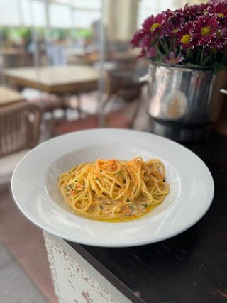 Espaguetis a la "Botarga"