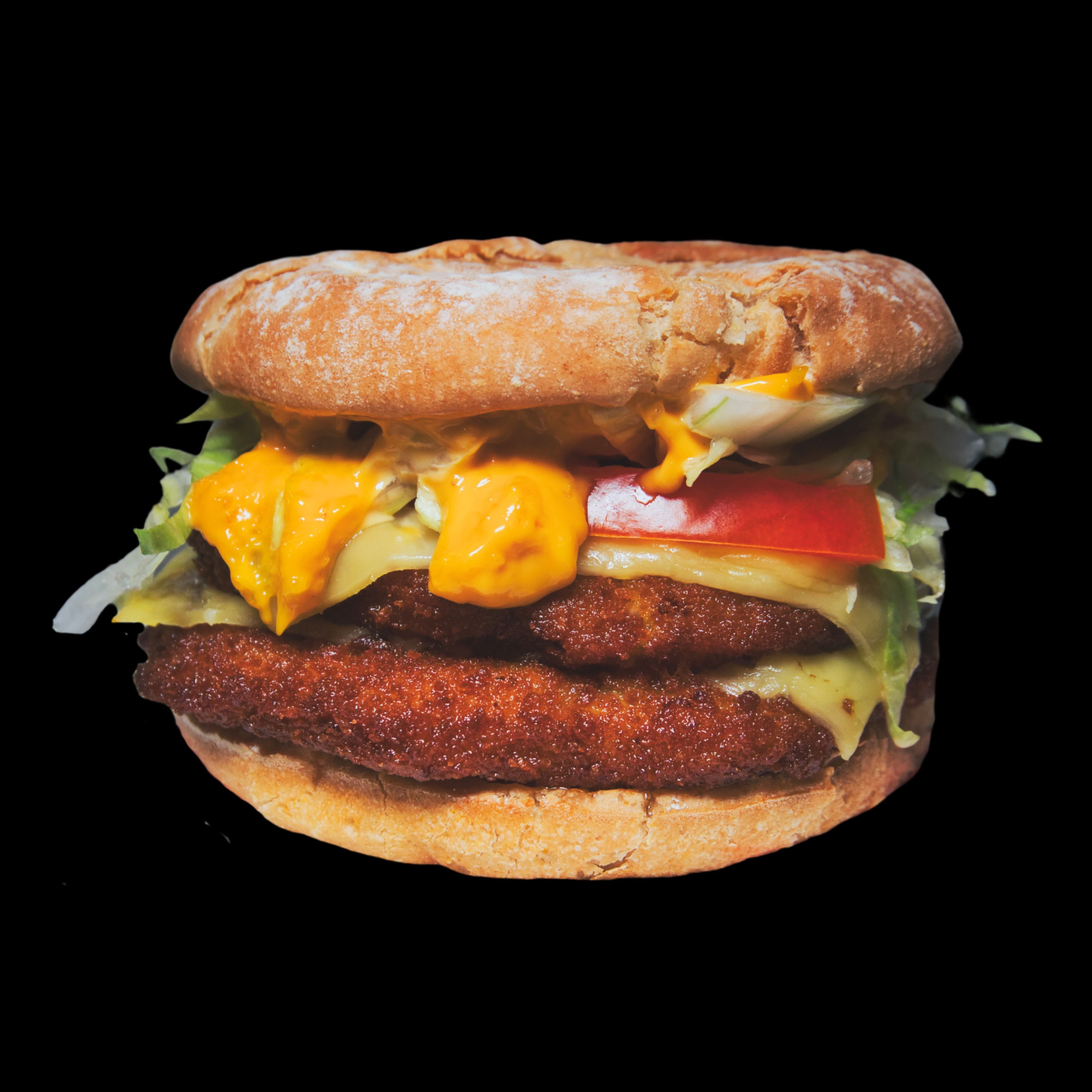 BURGER  DOBLE POLLO