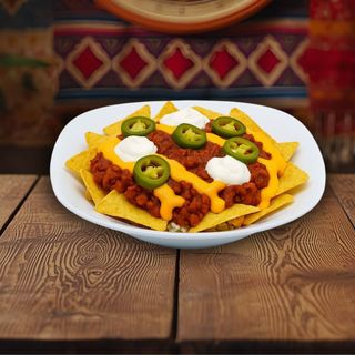 Nachos di chili con carne