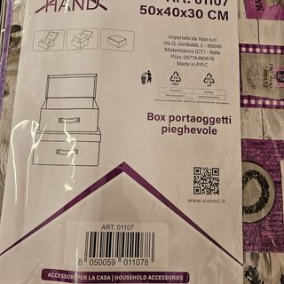Box portaoggetti 50x40x30