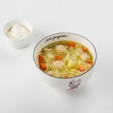 Суп с куриными фрикадельками