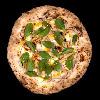 Протеинова пица с пилешко филе и бейби спанак (450гр)