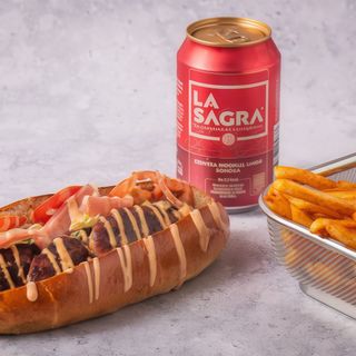 Menú Hot dog criollo