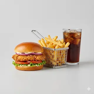 Menú Hamburguesa Pollo