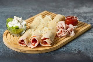 Palačinke sa šunkom - porcija