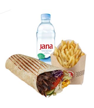 STEAK KEBAB MENU TORTILJA- MALA