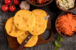Cachapa De Pollo Y Queso
