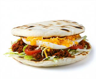 Arepa de mechada especial