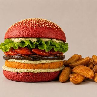 Parmigiana Burger+Side