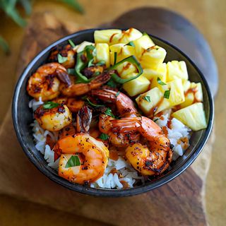 Pineapple Rice with Prawns