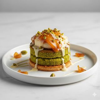 Sablé Bretón De Vainilla Y Pistacho