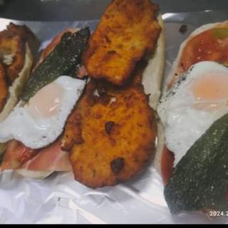 Baguette serrana  Filete Empanado