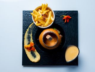 Cheese & Mushroom Beef Burger