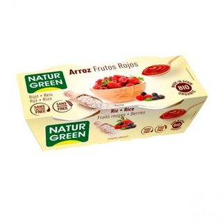 Postre De Arroz Con Frutos Rojos...