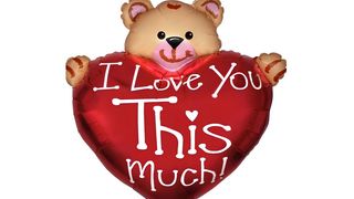 Balon Duży I Love You