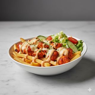 Kapsalon tandoori (PEQUEÑA)